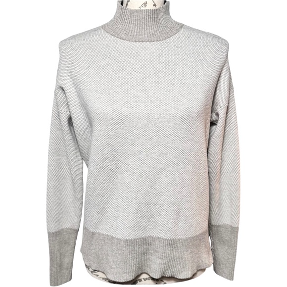 Rachel Zoe Sweaters - Rachel Zoe Mock Neck Grey Sweater, Soft Knit, Size XS NWT
